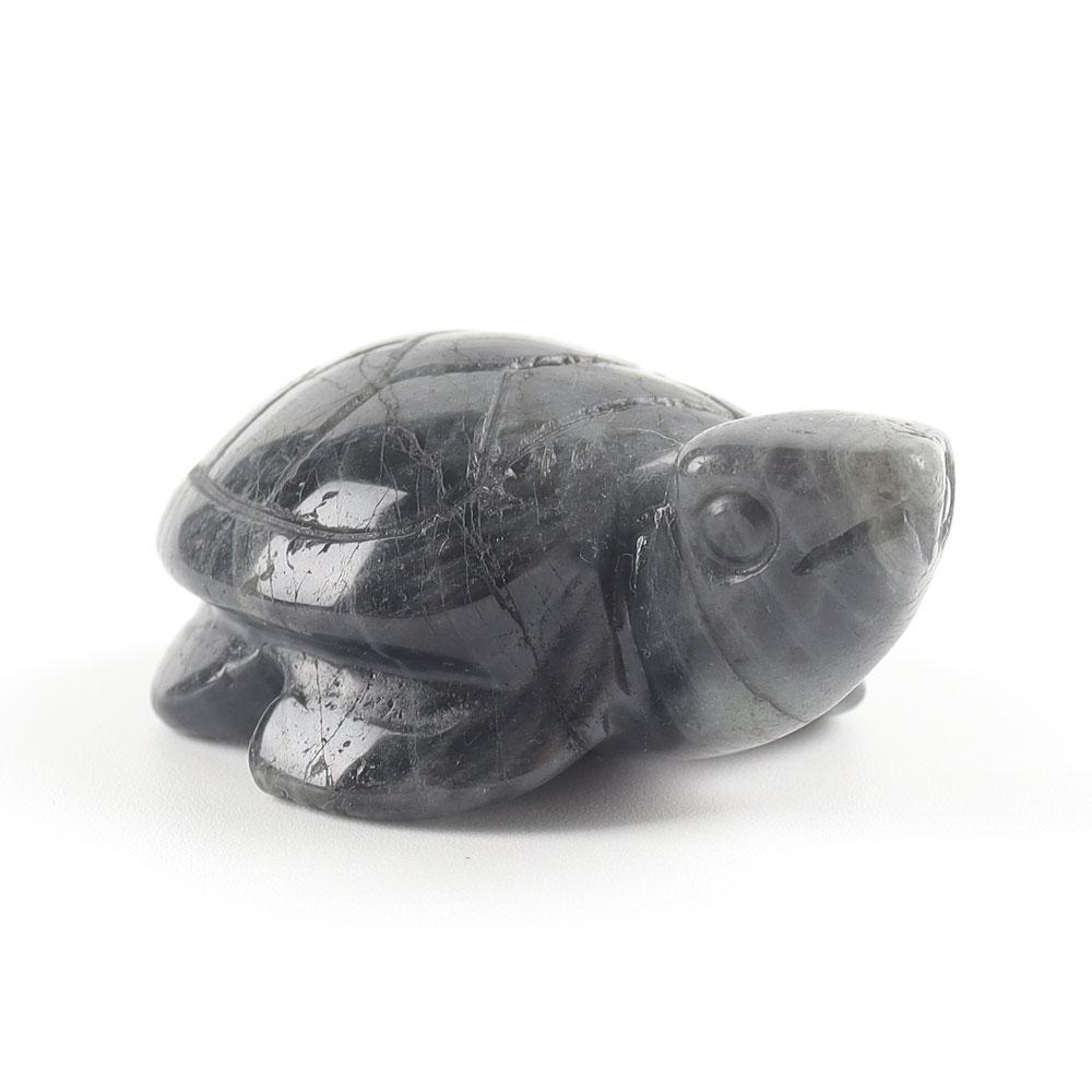 Labradorite Rainbow Turtle Crystal Carving Luck Fortune Healing Statue Wholesale Crystals