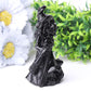 4.5" Black Obsdian Witch Crystal Carvings for Halloween Wholesale Crystals