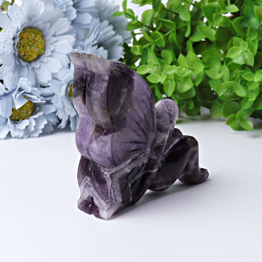 3.5" Dream Amethyst Fairy Crystal Carvings Wholesale Crystals