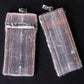 Wire Wrapped Pink Selenite Square Slice Crystal Pendant Wholesale Crystals