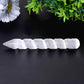 6" Aura Spiral Selenite Wand Wholesale Crystals