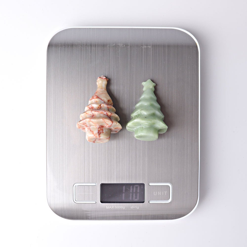 2"-2.5" Christmas Tree Crystal Carvings Wholesale Crystals