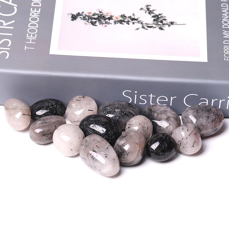 0.1kg Black Tourmaline Tumbles Wholesale Crystals