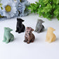 1.8" Wolf Crystal Carvings Wholesale Crystals