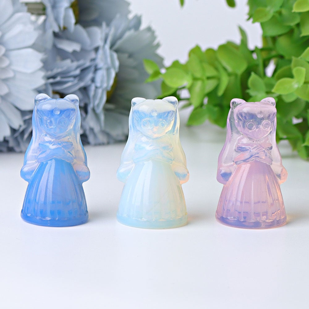 1.9" Opalite Princess Serenity Crystal Carvings Wholesale Crystals