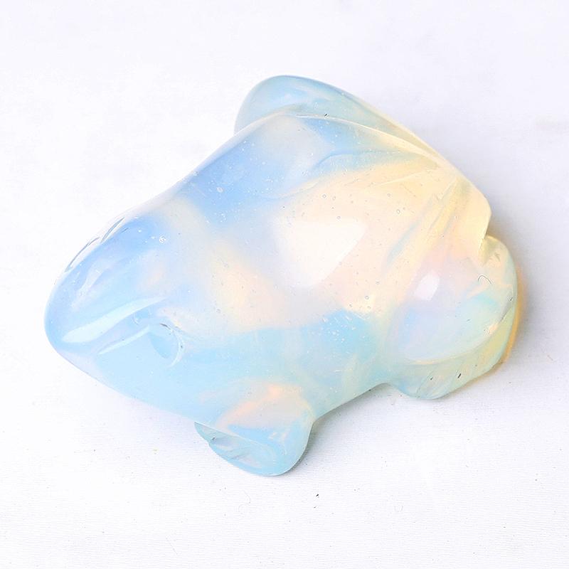 1.5" Frog Crystal Carvings Wholesale Crystals