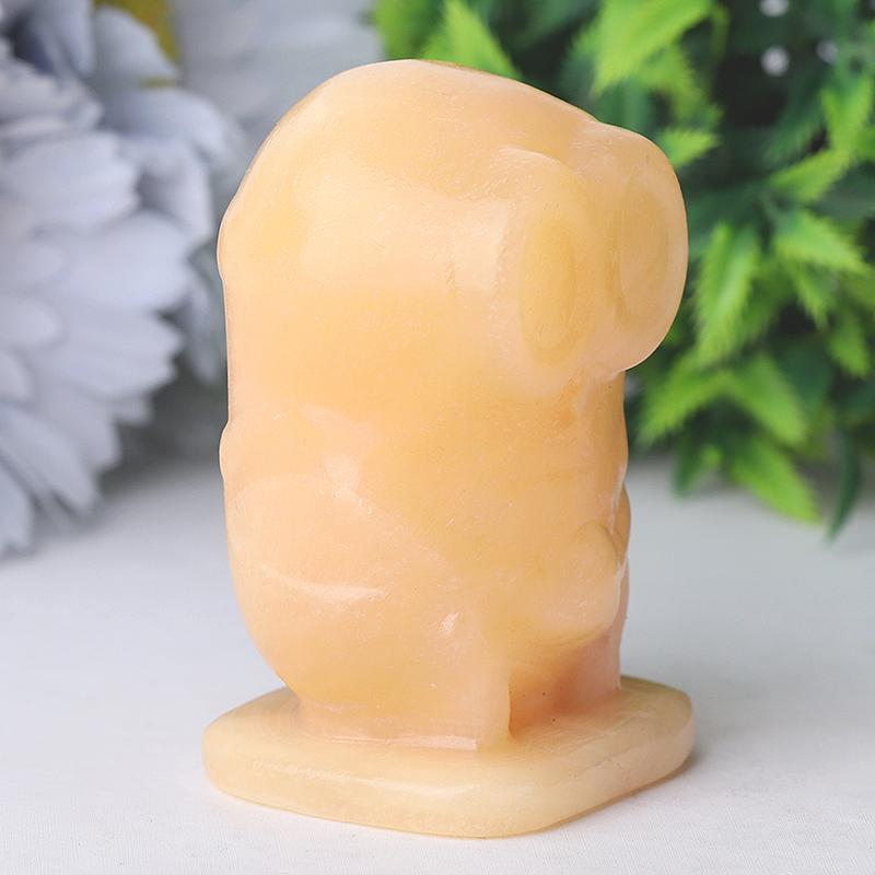 2.5" Yellow Jade Minions Crystal Carvings Wholesale Crystals