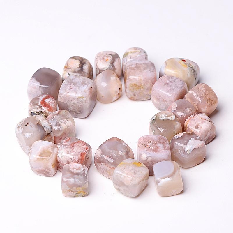 0.1kg 20mm-25mm Flower Agate Cubes Wholesale Crystals