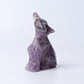 3" Dream Amethyst Wolf Crystal Carvings Wholesale Crystals
