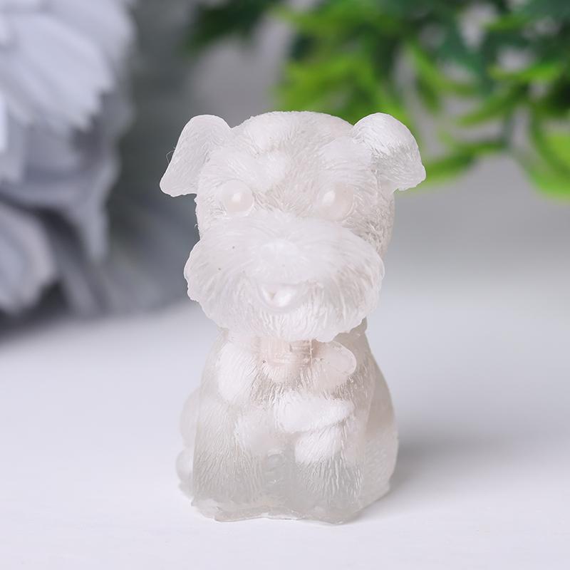 Wholesale Resin Crystal Schnauzer Dog Wholesale Crystals