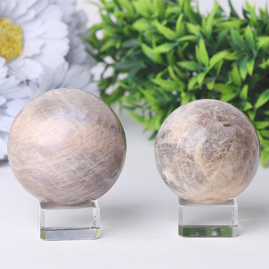 2"-4" Moonstone Crystal Sphere Wholesale Crystals