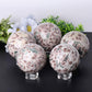 2.5"- 4.0" Firework Agate Sphere Wholesale Crystals