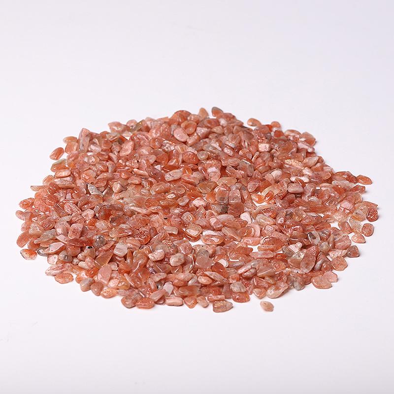 0.1kg Different Size Natural Golden Strawberry Quartz Chips Crystal Chips for Decoration Wholesale Crystals
