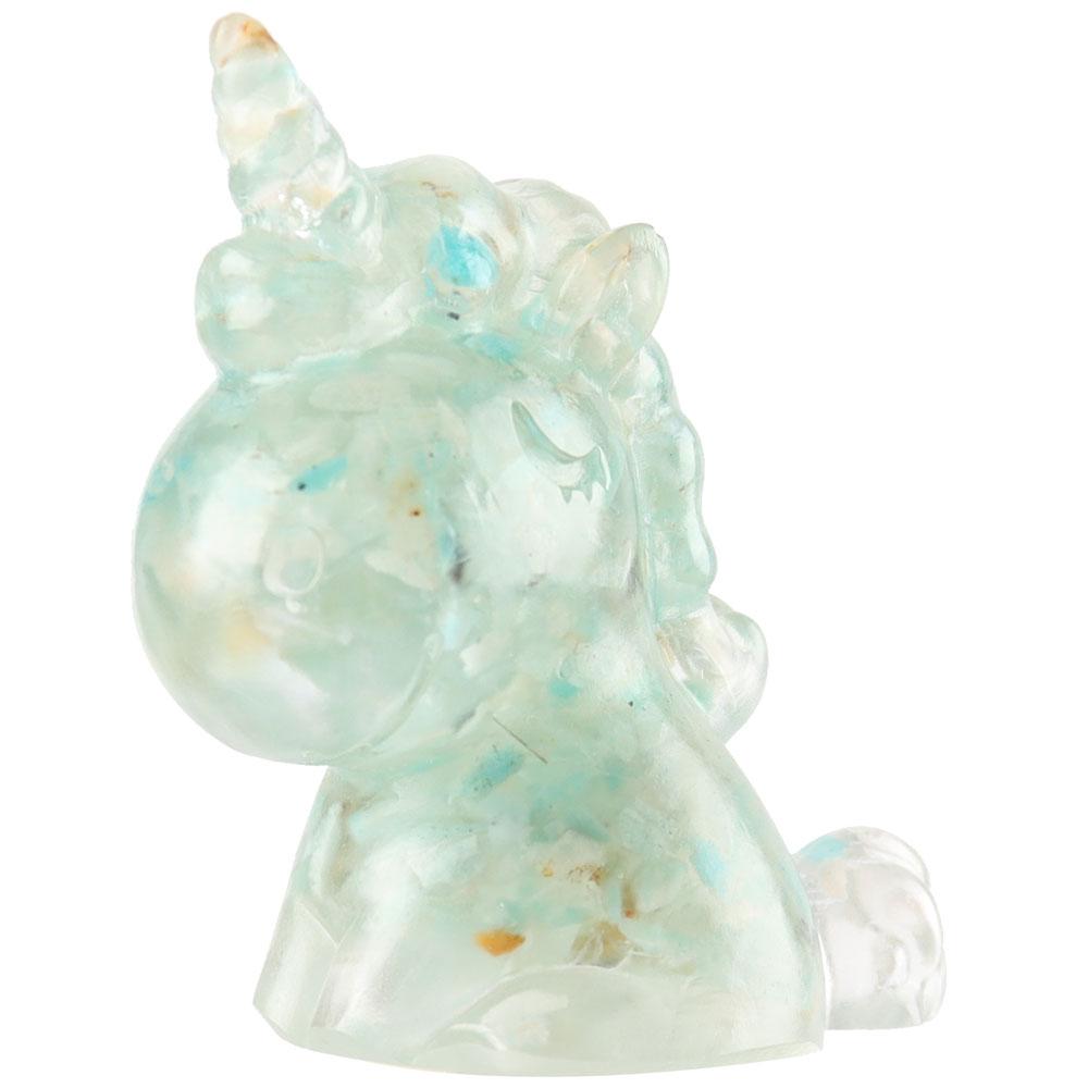 Crystal Chips Unicorn Resin Figurines Ornament for Home Decor Wholesale Crystals