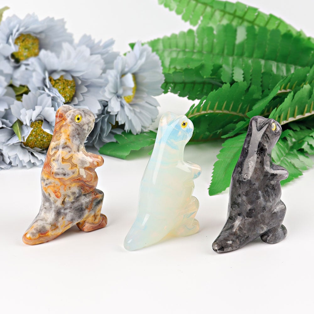 2.5" Dinosaur Crystal Carving Wholesale Crystals