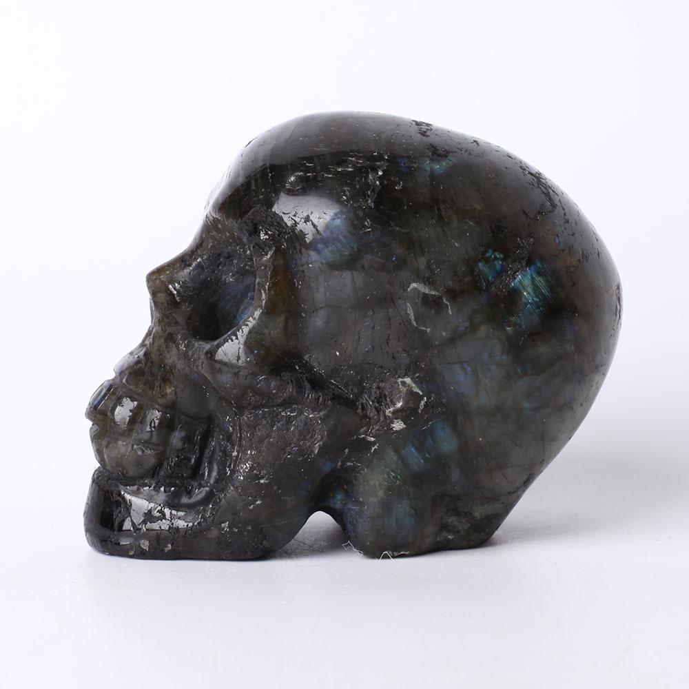 3" Larbradorite Crystal Carving Skull Wholesale Crystals