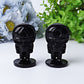 2.5" Black Obsidian Squid Game Crystal Carvings Wholesale Crystals