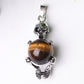 Wholesale Silver Skeleton Wrapped Round Ball Crystal Pendant Wholesale Crystals
