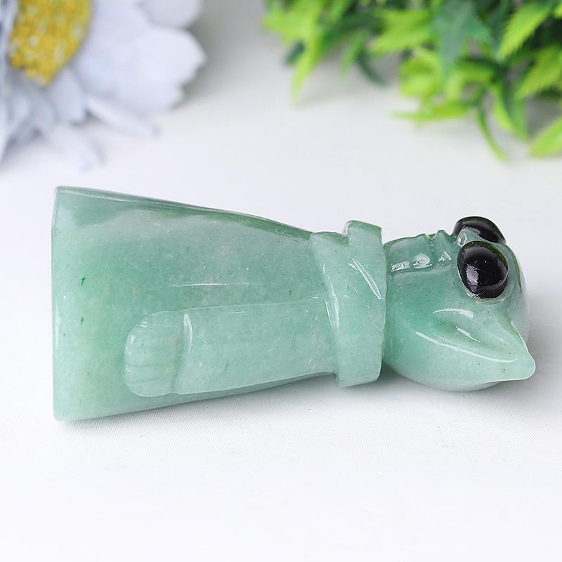 3" Green Aventurine Baby Yoda Master Crystal Carvings Wholesale Crystals