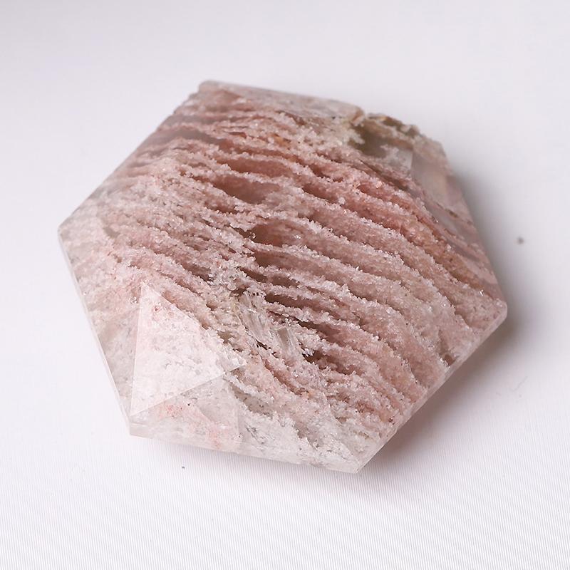 1" Crystal Hexagon Pocket Stone  for Pendant for DIY Wholesale Crystals