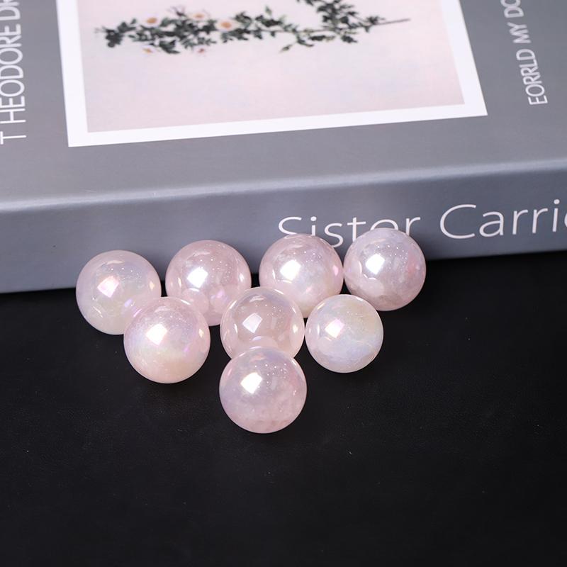 0.25kg Aura Rose Quartz Crystal Sphere Wholesale Crystals
