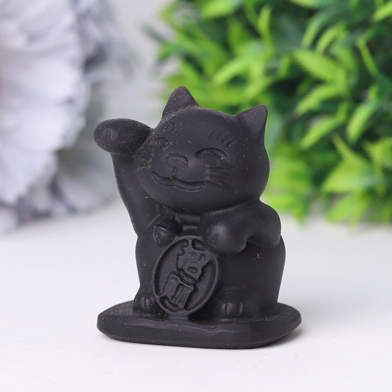 2" Black Obsidian Crystal Carvings Wholesale Crystals