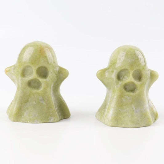 2" Hand Carved Serpentine Ghost Wholesale Crystals