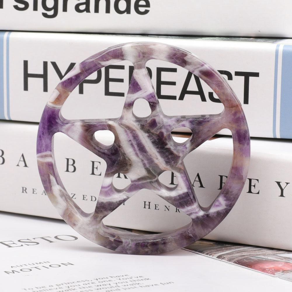Dream Amethyst Crystal Carving Star Wholesale Crystals