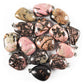 Natural Rhodonite Healing Crystal Polished Stones Irregular Crystal Pendant for Gift Wholesale Crystals