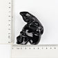 2.8" Black Obsidian Skull with Lizard Decoration Carvings Wholesale Crystals