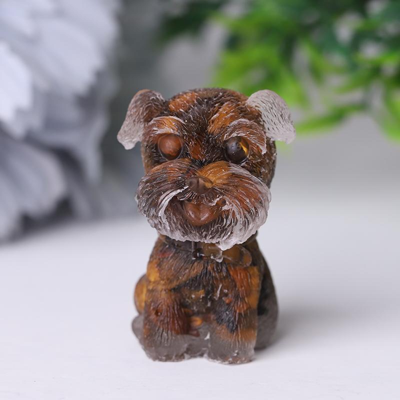 Wholesale Resin Crystal Schnauzer Dog Wholesale Crystals