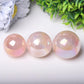 0.25kg Aura Rose Quartz Crystal Sphere Wholesale Crystals