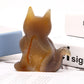 Druzy Agate Cat Carvings Wholesale Crystals