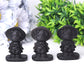 2.5" Black Obsidian Luffy Crystal Carvings Wholesale Crystals
