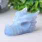 2.7" Blue Opalite Dragon Head Crystal Carvings Wholesale Crystals