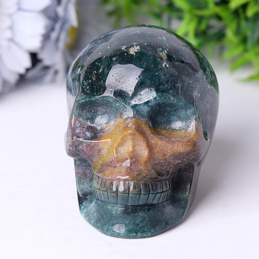 Ocean Jasper Crystal Skull Carvings Wholesale Crystals