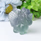 2" Fluorite Unicorn Crystal Carvings Wholesale Crystals
