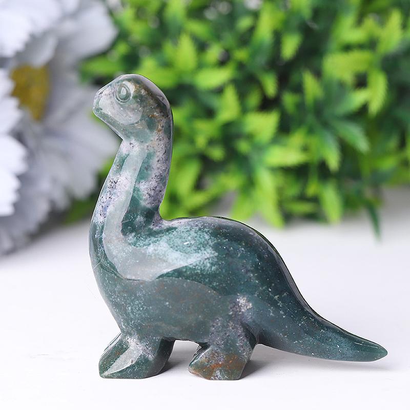 3" Hot Sale Crystal Dinosaurs Carving Natural Crystal Carving for Collection Wholesale Crystals
