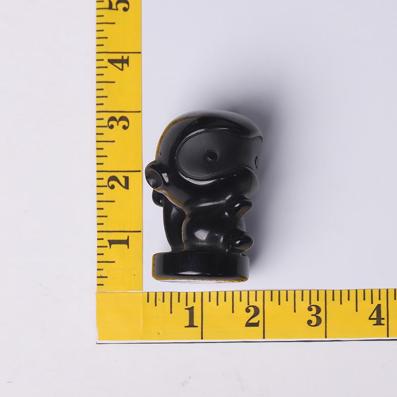 3" Black Obsidian Crystal Carvings Wholesale Crystals