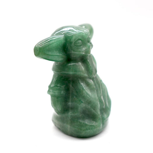 Master Yoda Aventurine Crystal Carvings Wholesale Crystals