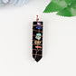 2" Chakra Wire Wrapped Pendant Wholesale Crystals