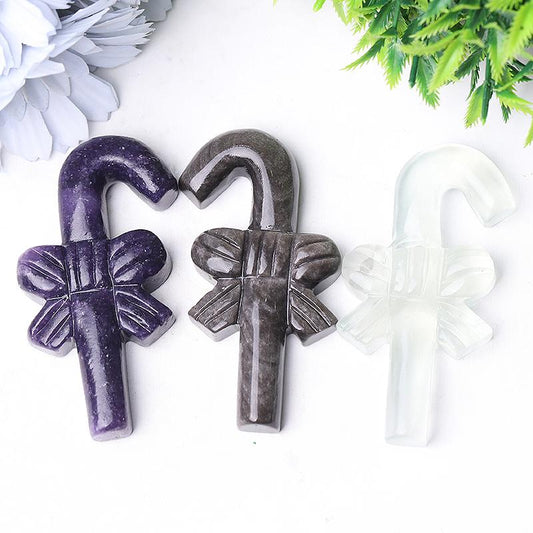 3" Candy Crystal Carvings for Christmas Wholesale Crystals