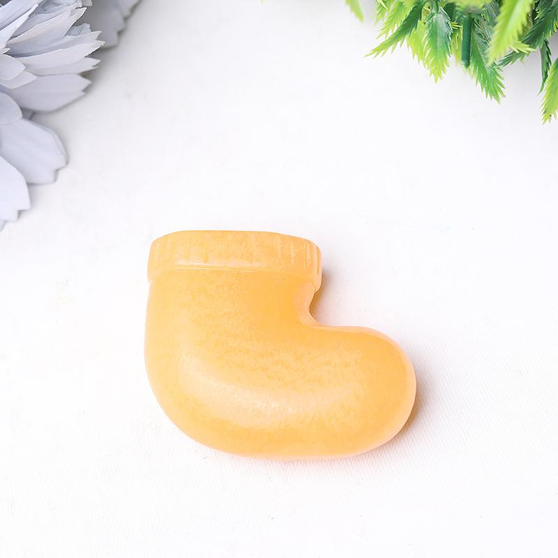 1.9" Sock Crystal Carvings for Christmas Wholesale Crystals