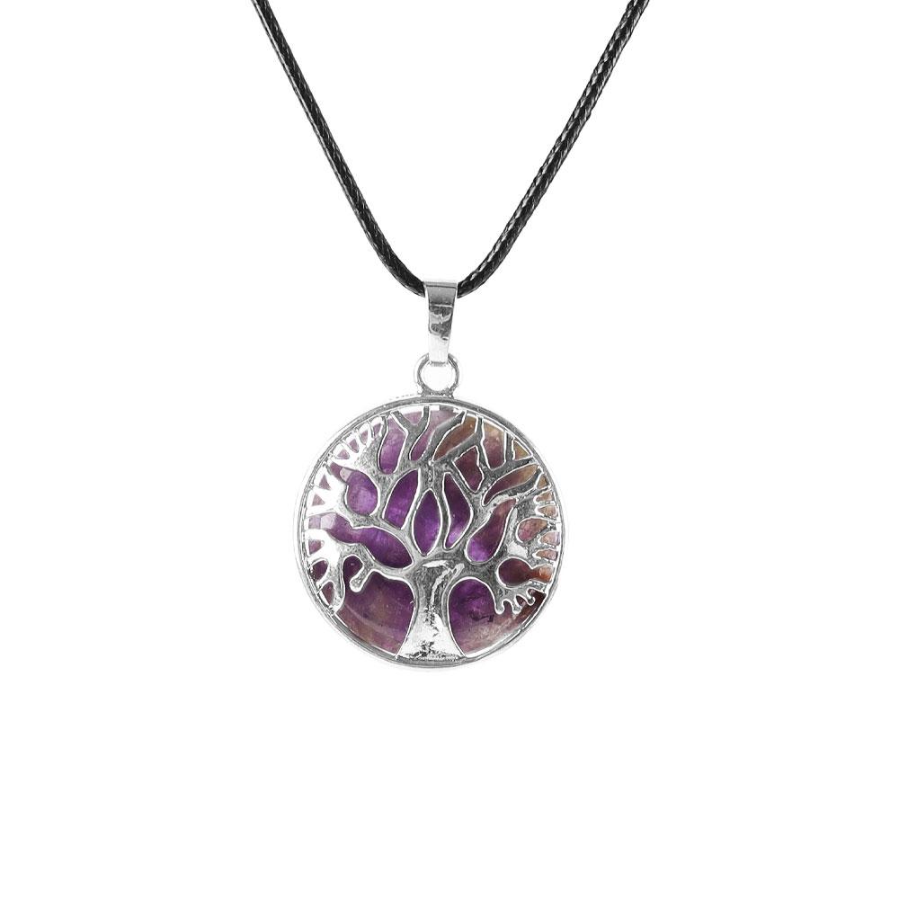 1" Tree of life Round Pendant Wholesale Crystals