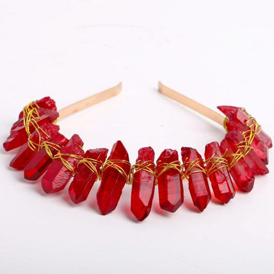 Handmade Raw Quartz Crystal Crown #2 Wholesale Crystals