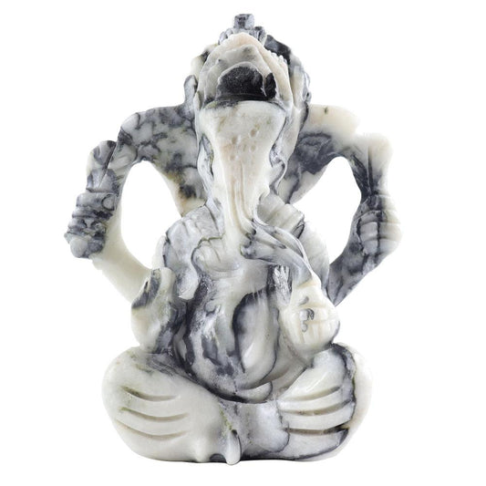 Jade Ganesha Carving Free Form Wholesale Crystals
