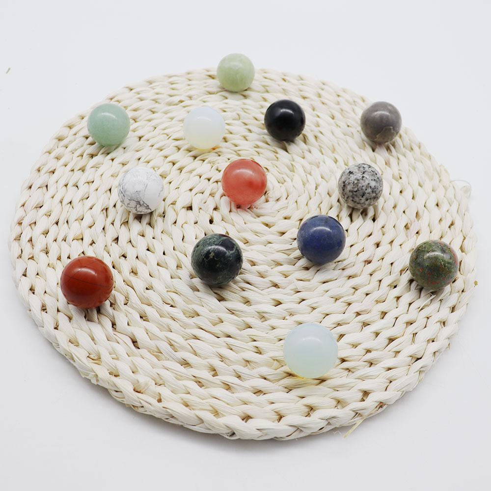 1.2”Gemstone Round Loose Beads Wholesale Natural Stone Beads Wholesale Crystals