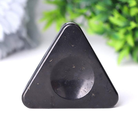 2" Shungite Sphere Holder-Triangle Wholesale Crystals