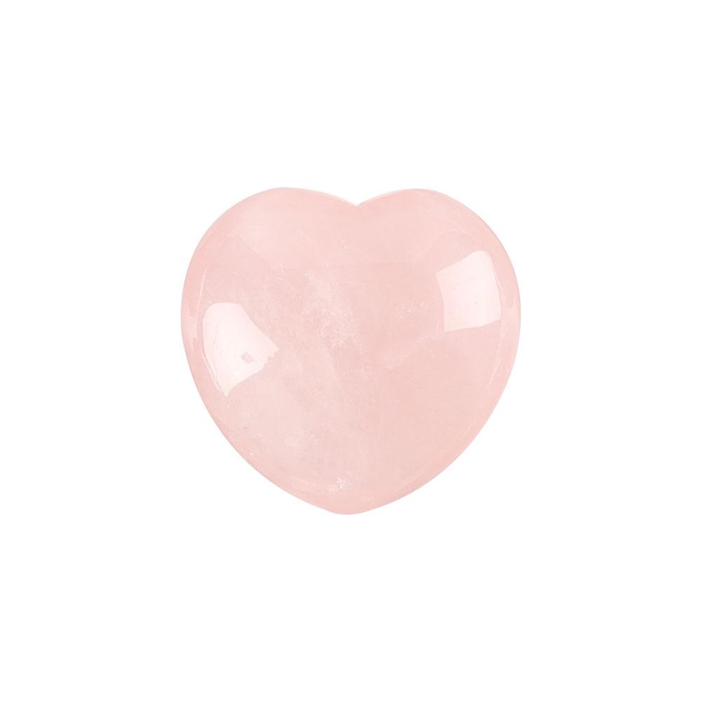 3cm Rose Quartz Heart Shape Crystal Carvings Palm Stone Wholesale Crystals