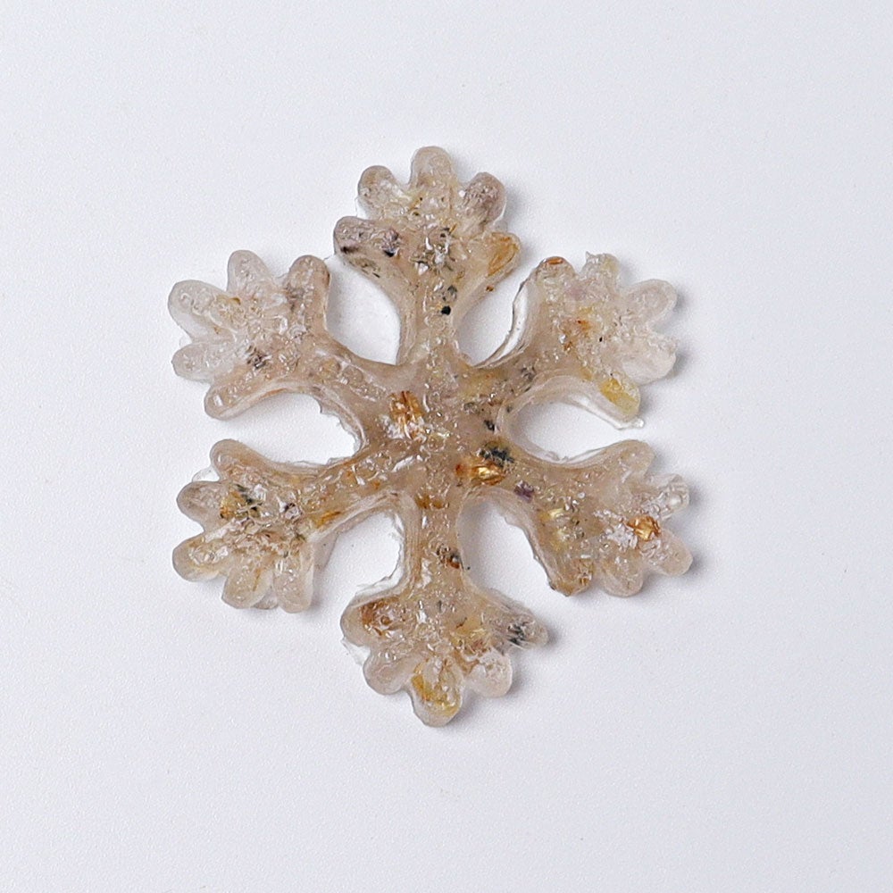 2" Resin Snowflakes Crystal Carvings for Christmas Wholesale Crystals